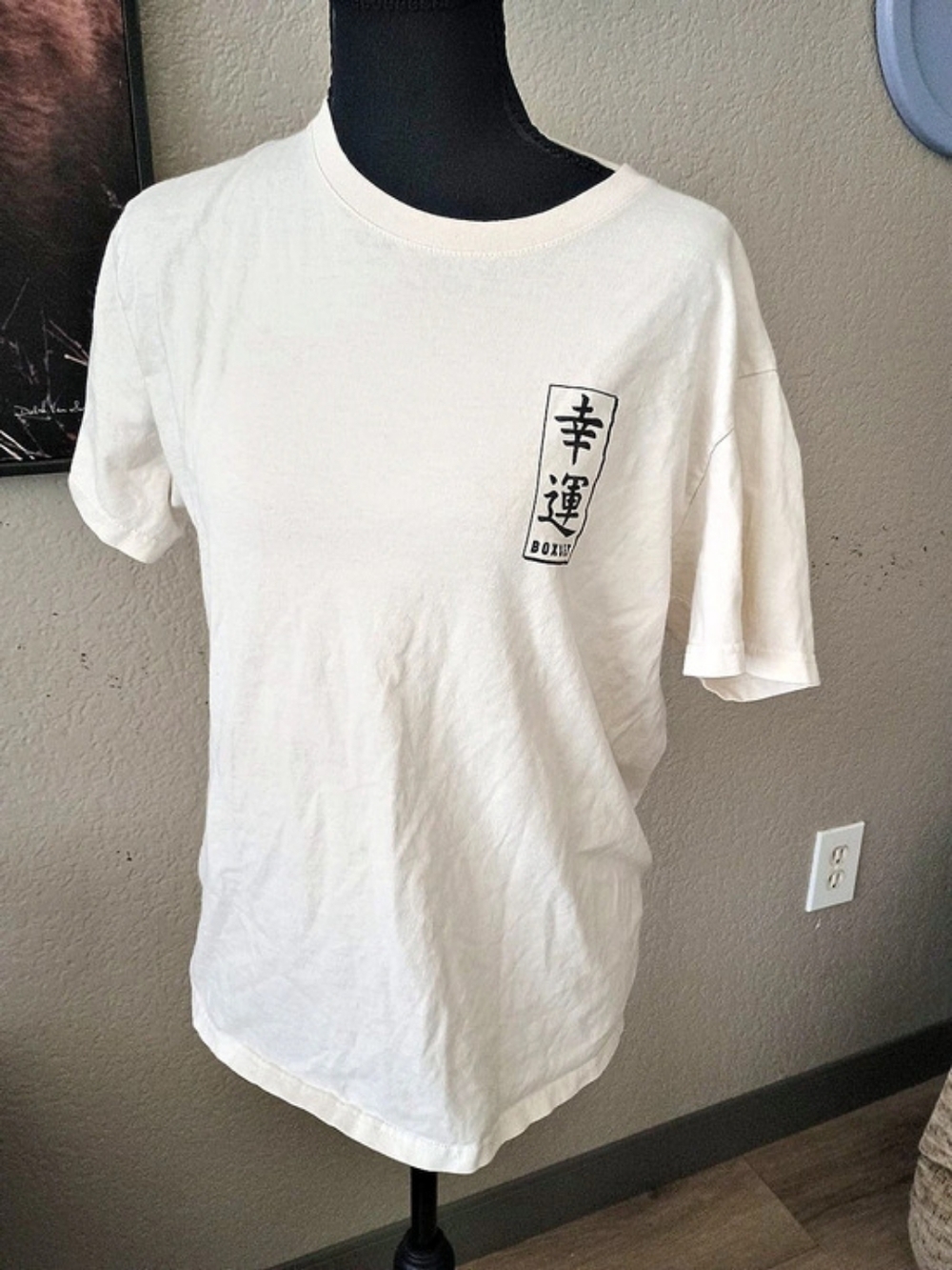 Boxset Japanese Great Wave Skull Graphic T-Shirt White